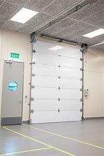 Power Coating Insulated Sectional Doors Overhead Door Panel Aluminium Alloy
